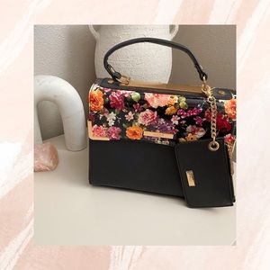 Dune London floral purse. Beautiful, never worn. Wear it two ways!